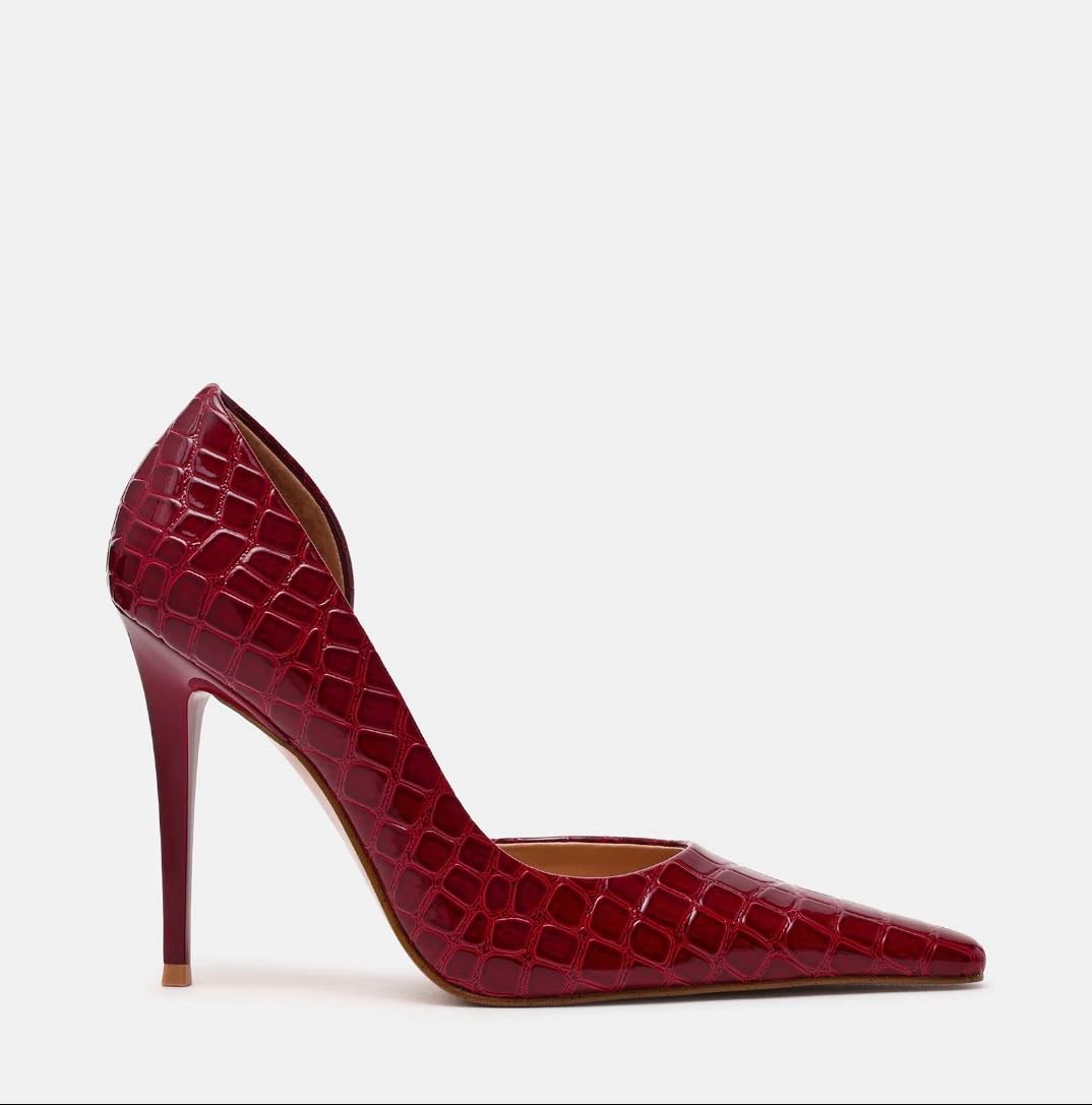 Elegant Red Crocodile - Steve Madden
