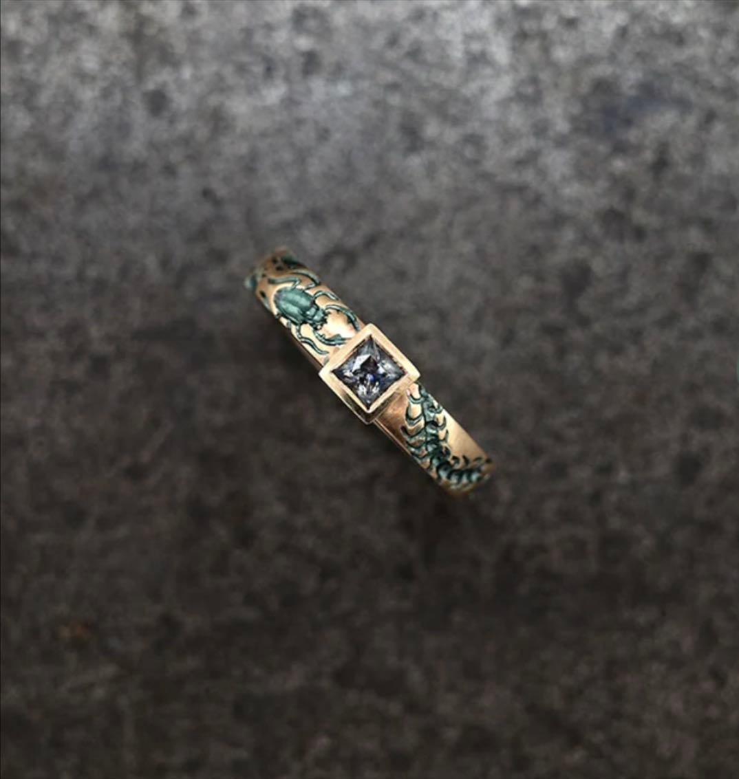 Undergrowth Sapphire Band - Castro Smith