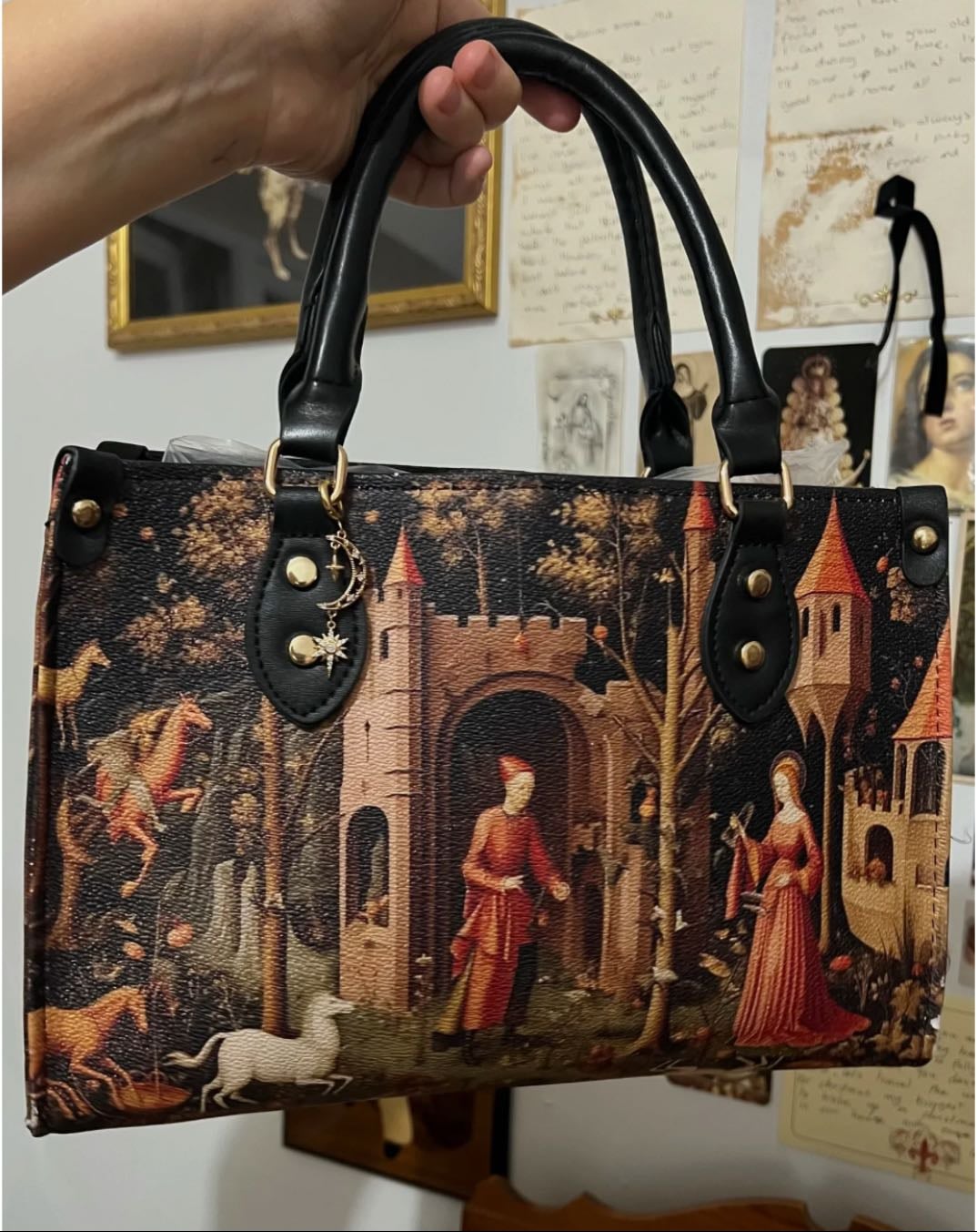 The Gate of Verdant Court handbag - Lamb and Veil