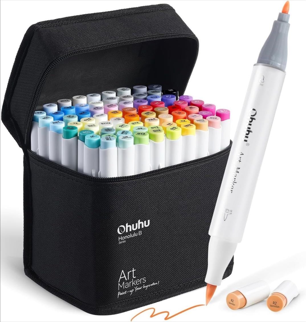 alcohol markers - ohuhu