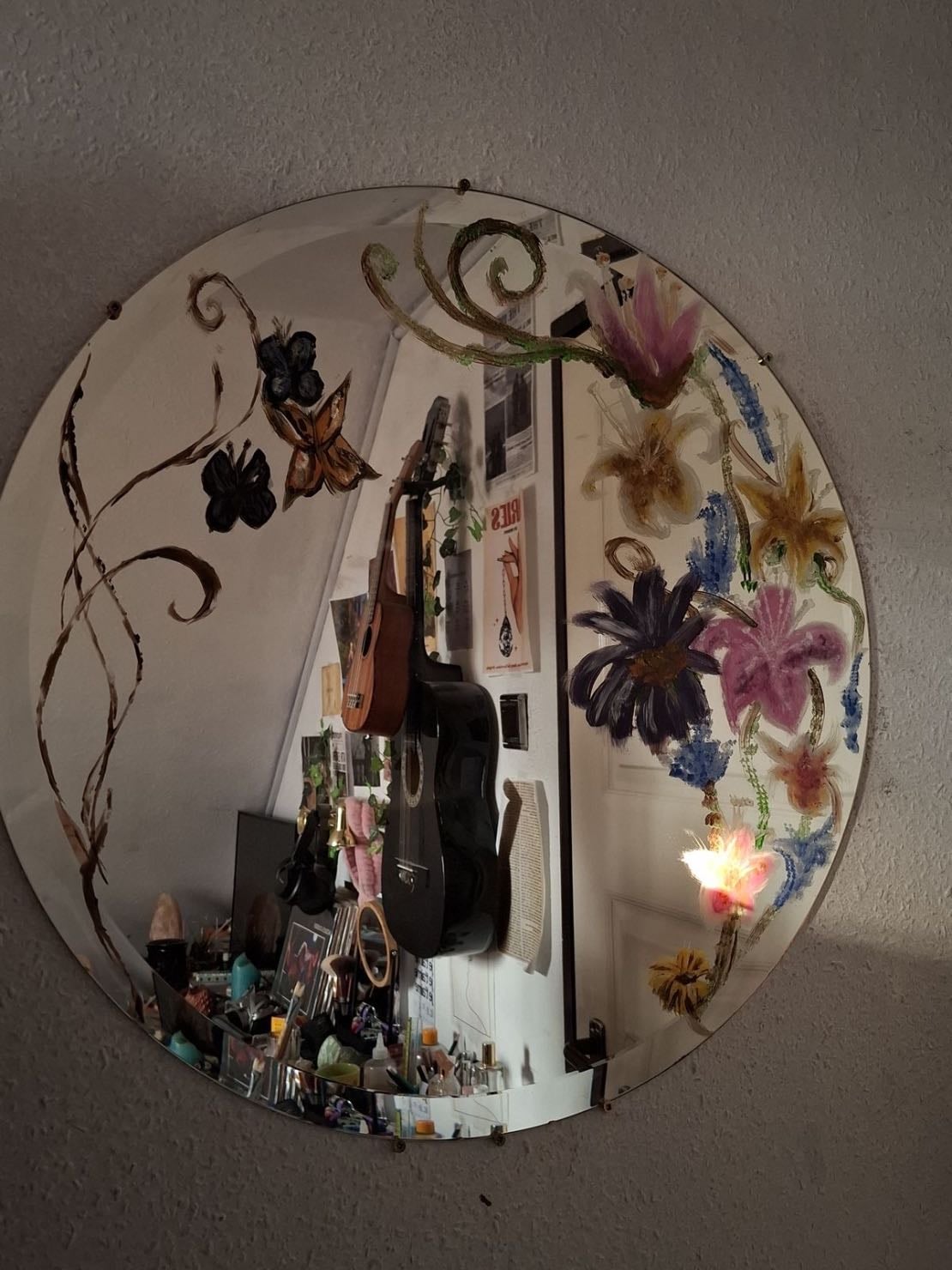 decorated mirror