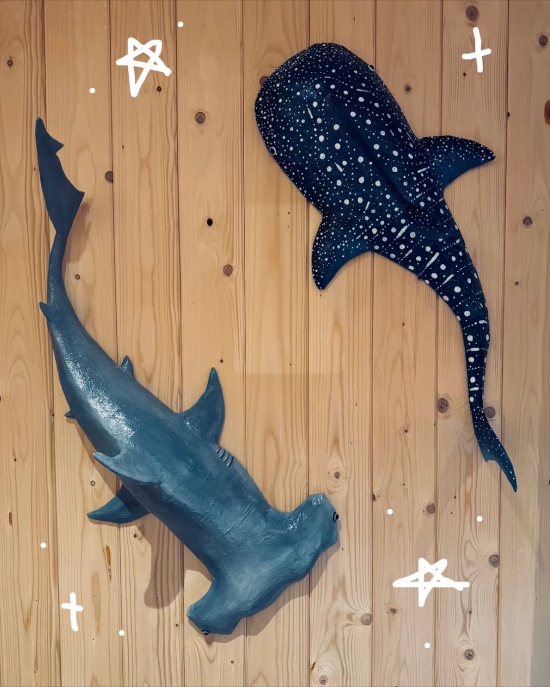 cardboard shark