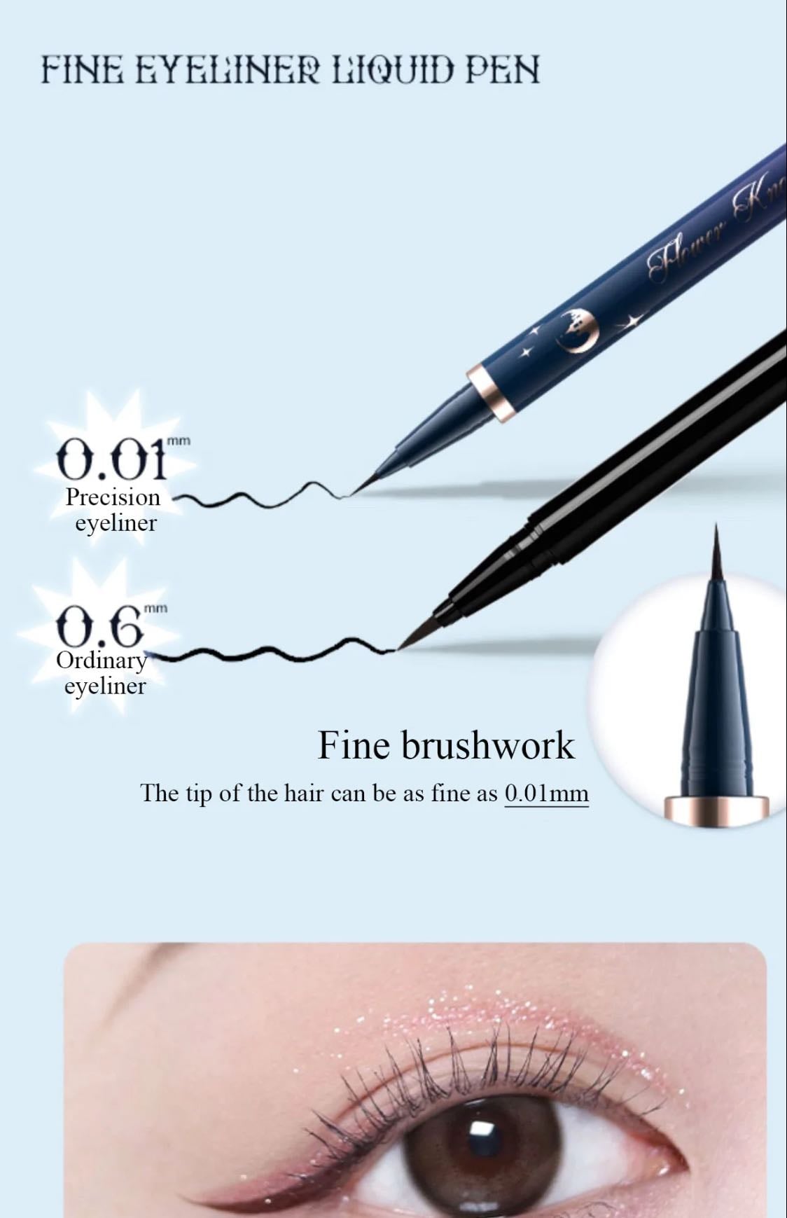 Flower Knows Eyeliner