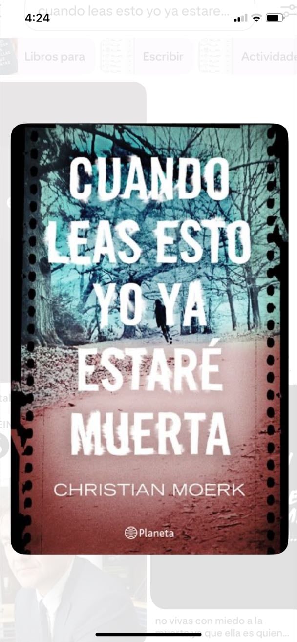 Cuando leas esto yo ya estaré muerta - Christian Moerk · 2011