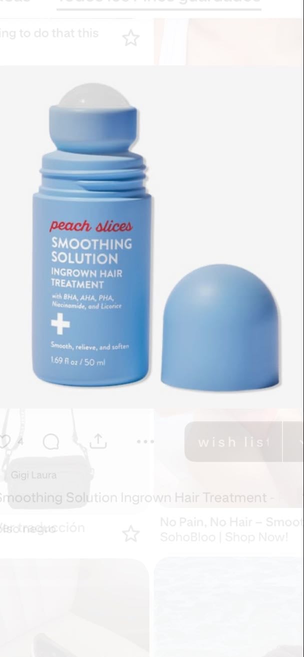 Smoothing solution