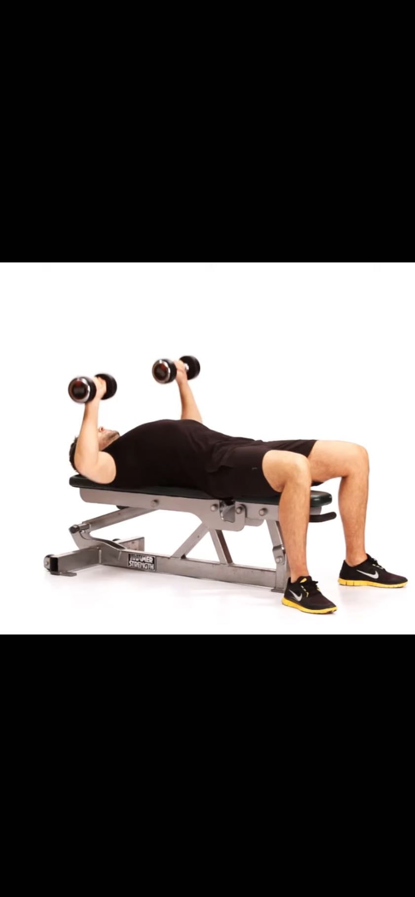 Dumbbell Chest Press - Press de pecho con Mancuernas (peso a cada mano)