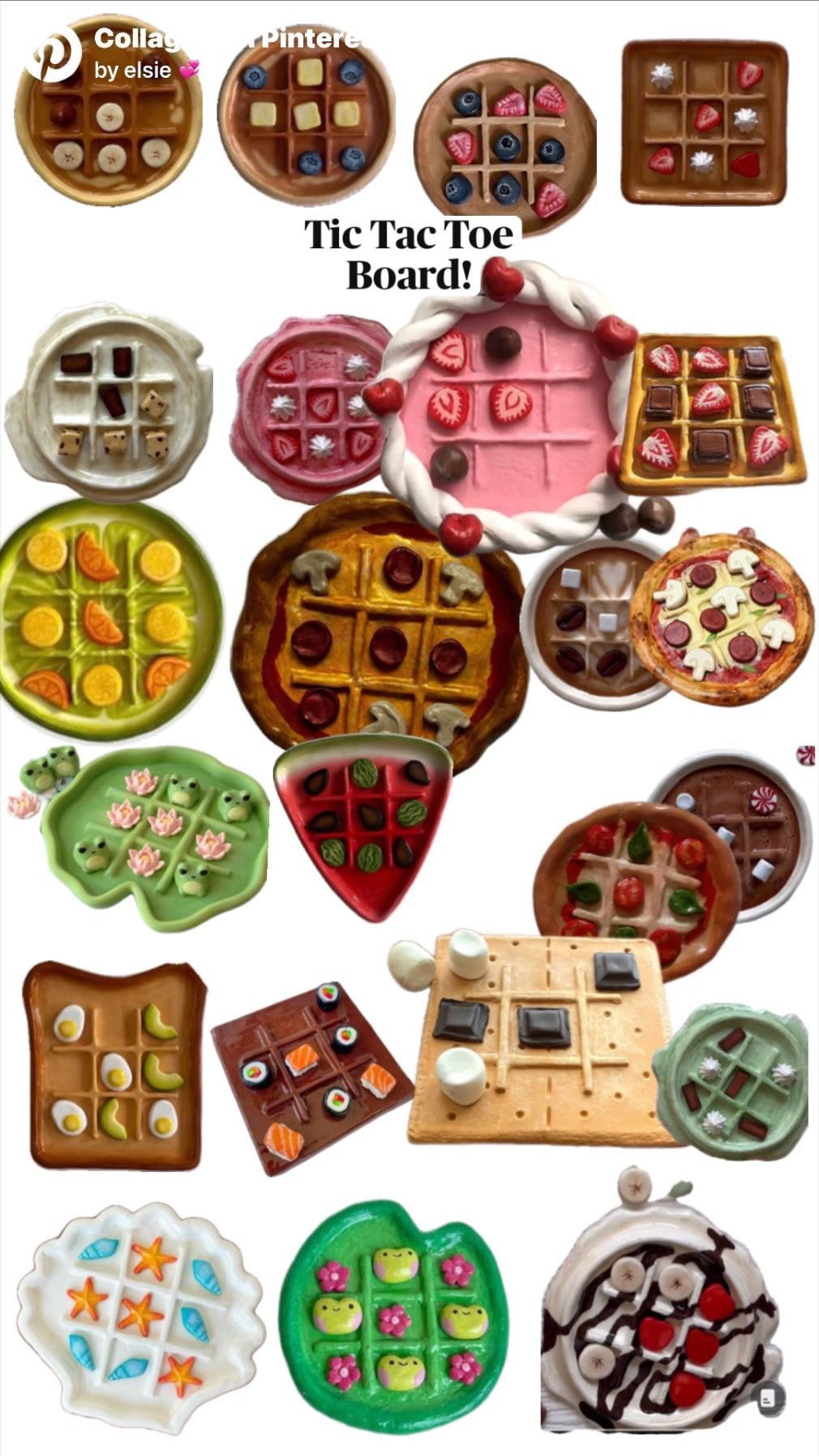 Clay Tic Tac Toe - make your own tic tac toe board out of air dry clay!