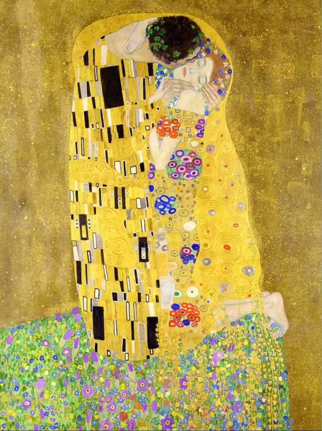 der kuss - gustav klimt, 1908