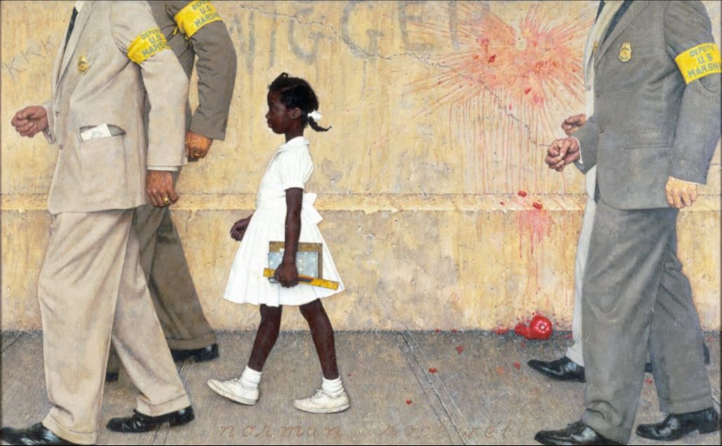 the problem we all live with - norman rockwell, 1964