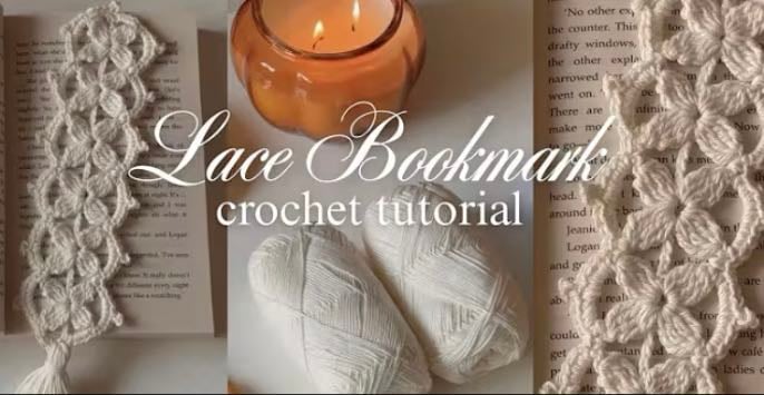 Vintage lace bookmark