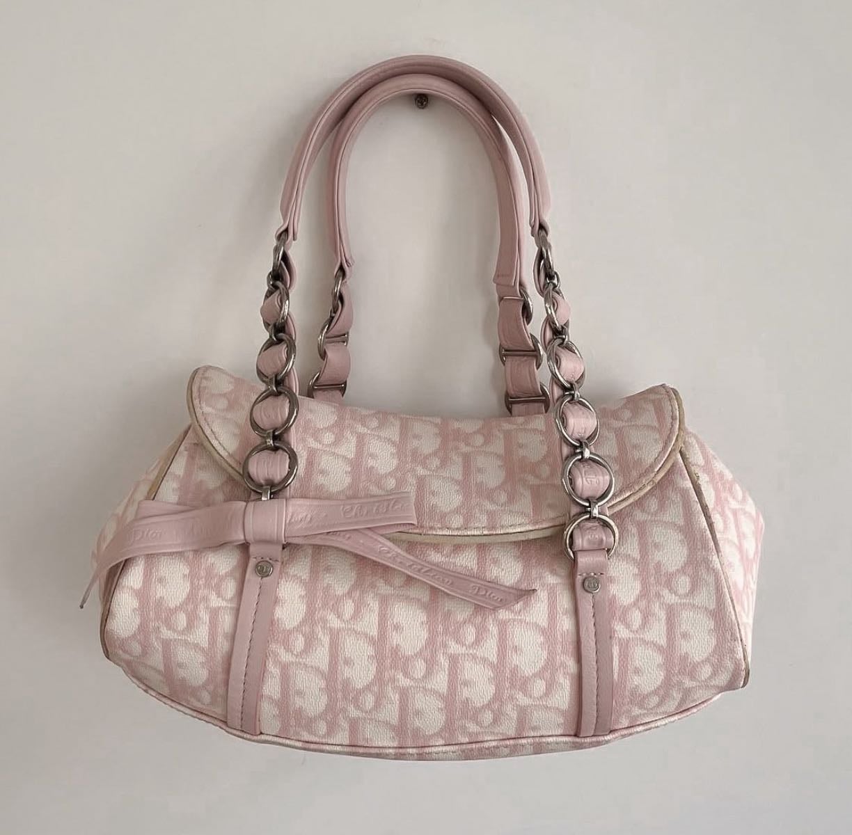 vintage romantique trotter bag by christian dior