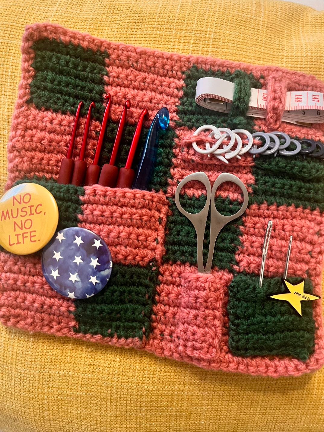 Crochet hook case