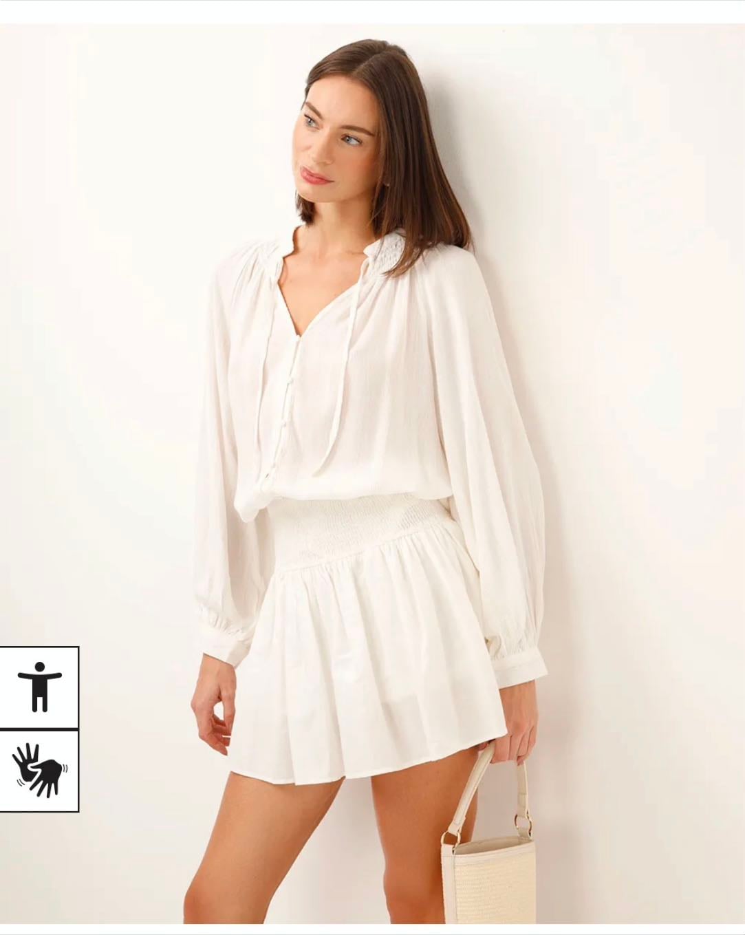vestido branco - CEA