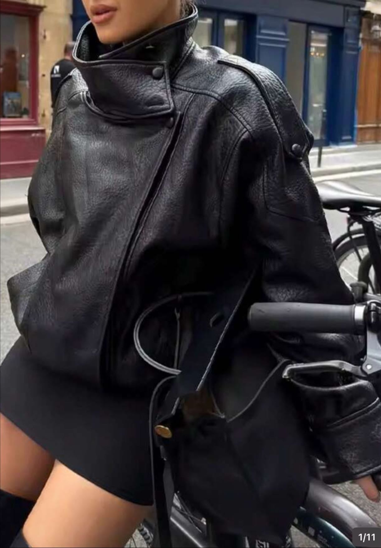 Chaqueta cuello alto