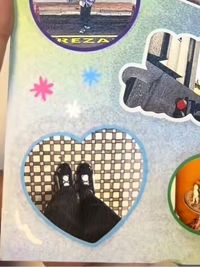 Sticker sheets as frames