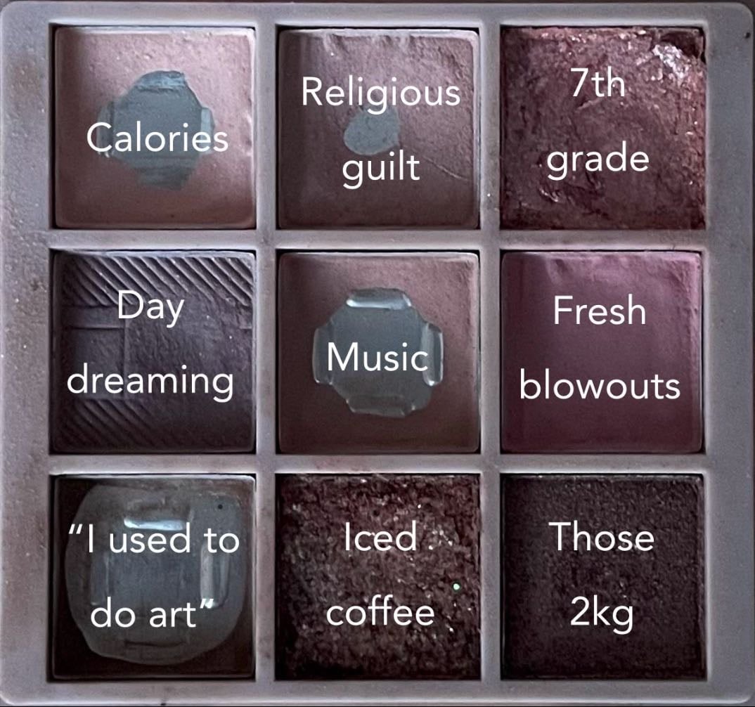 heavy on top left