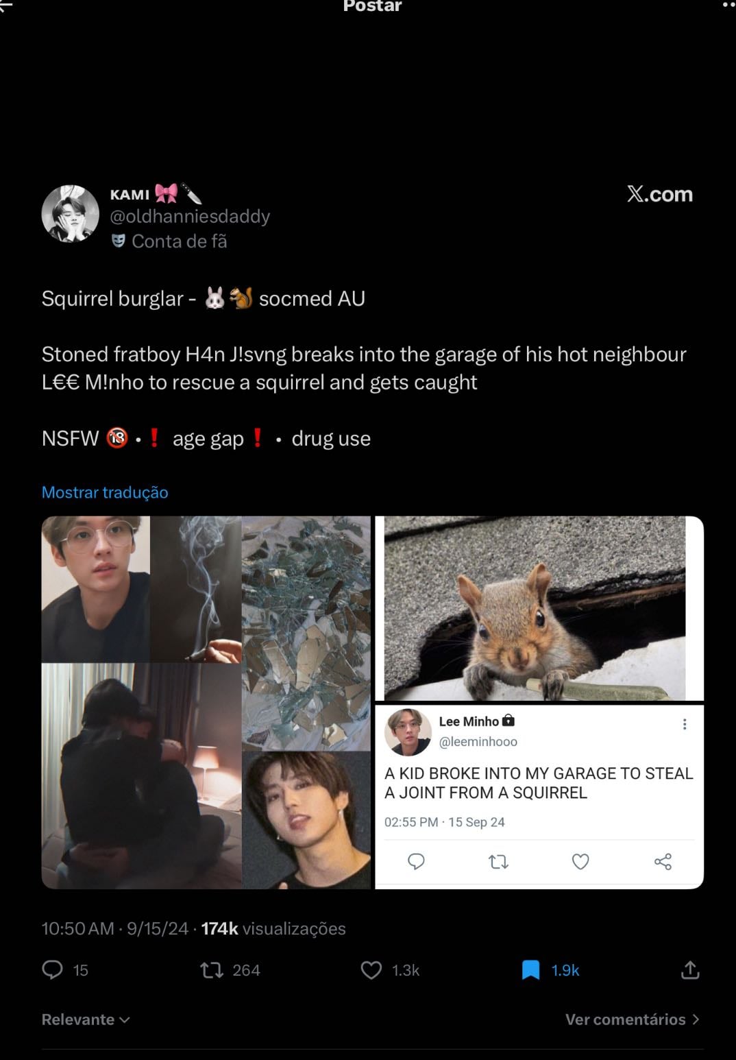 Squirrel burglar - kami (@oldhanniesdaddy)