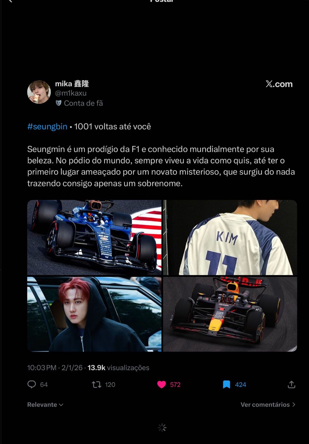 1001 voltas até você - mika (@m1kaxu)