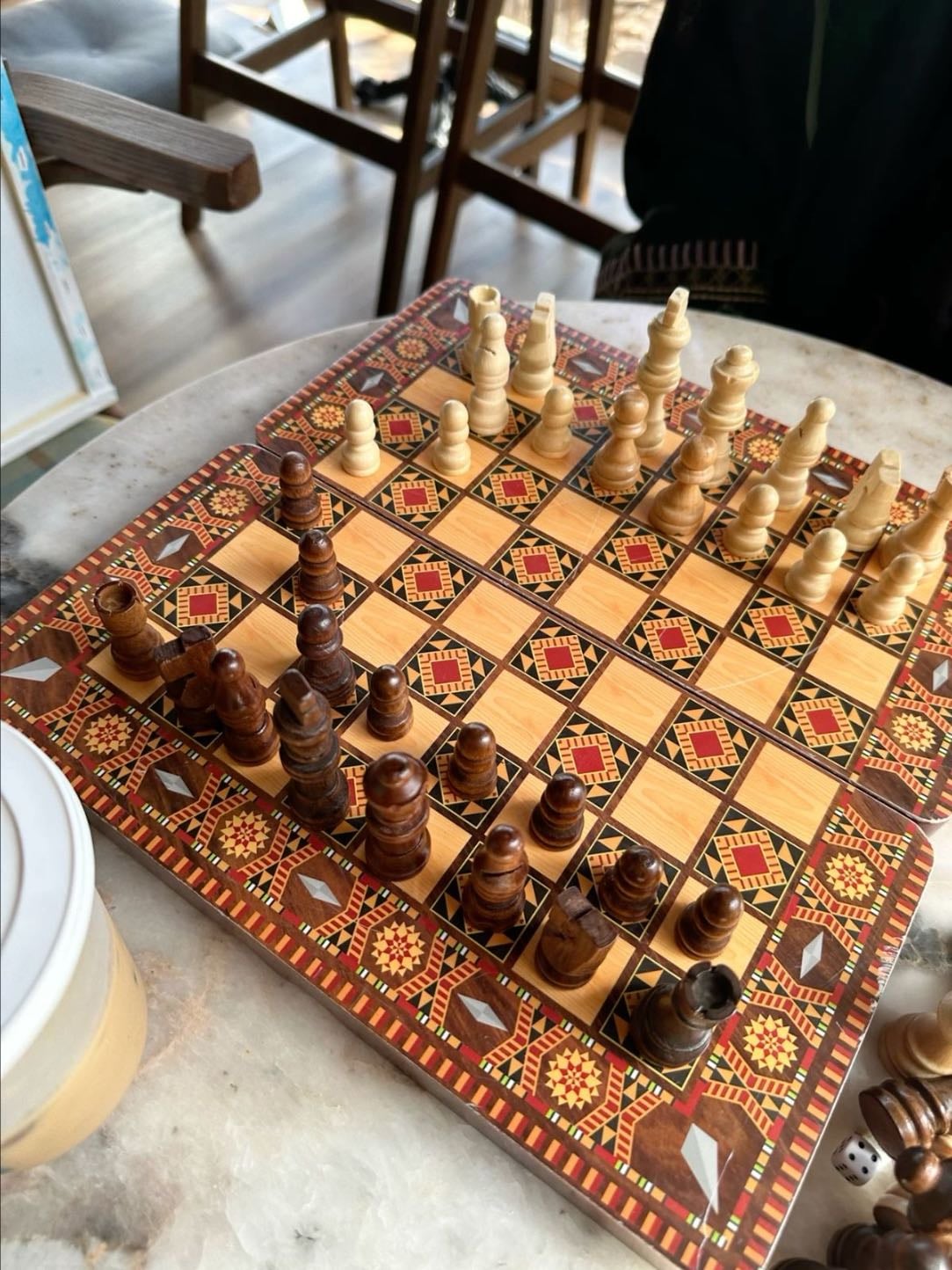 Cute chess set