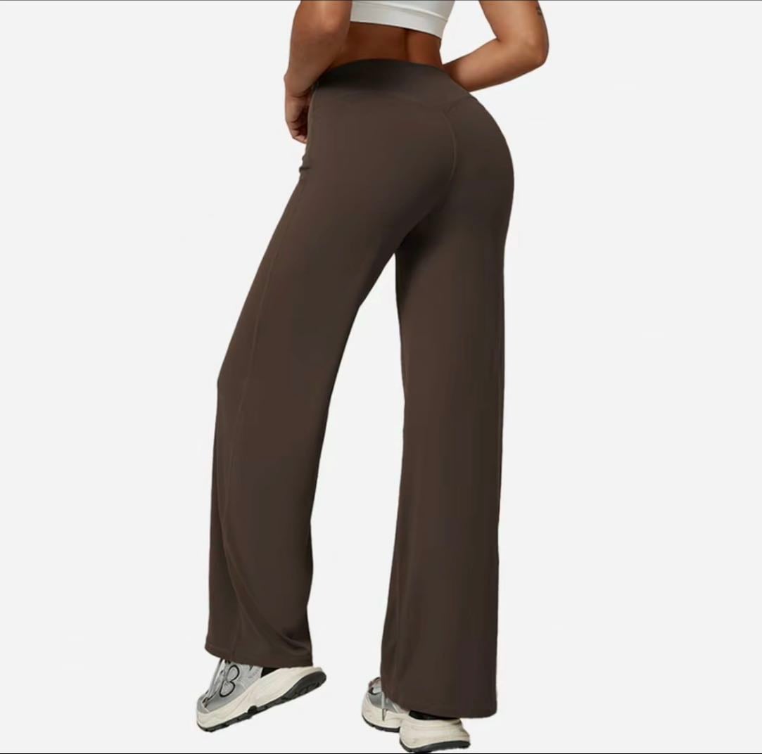 Leggings Rectos Café - Leggings altos