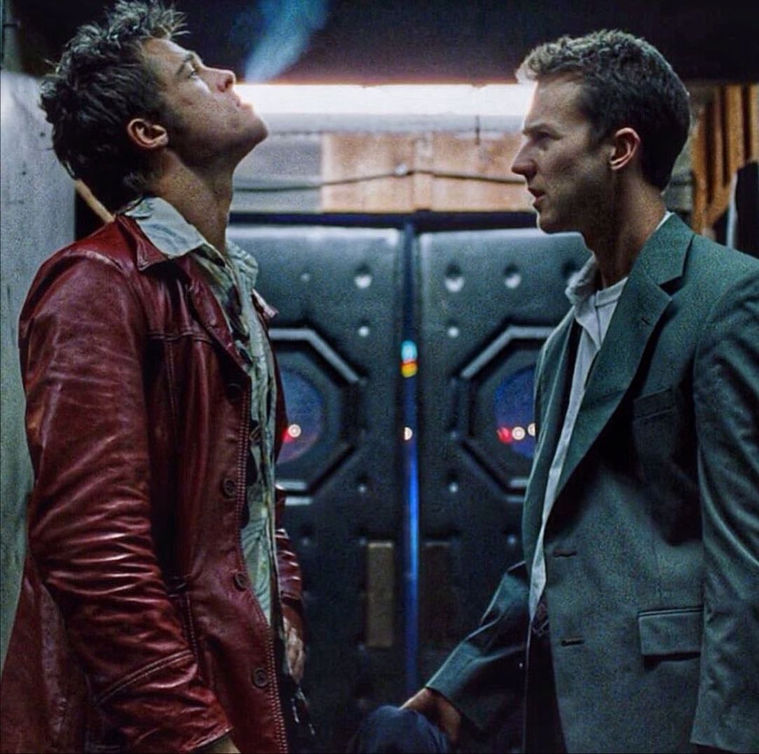 fight club (1999) - “maybe self-improvement isn’t the answer, maybe self-destruction is the answer”