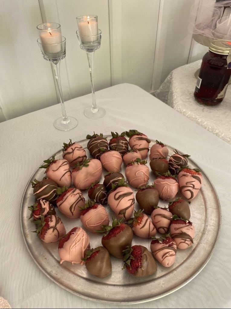 chocolate com morango