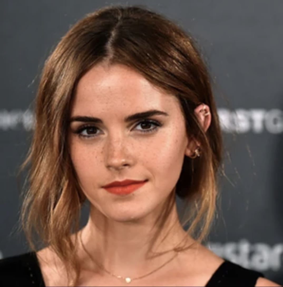 Emma Watson - La amo desde Harry potter, me vi la mayoría de su filmografía y de hecho varias son de mis favoritas