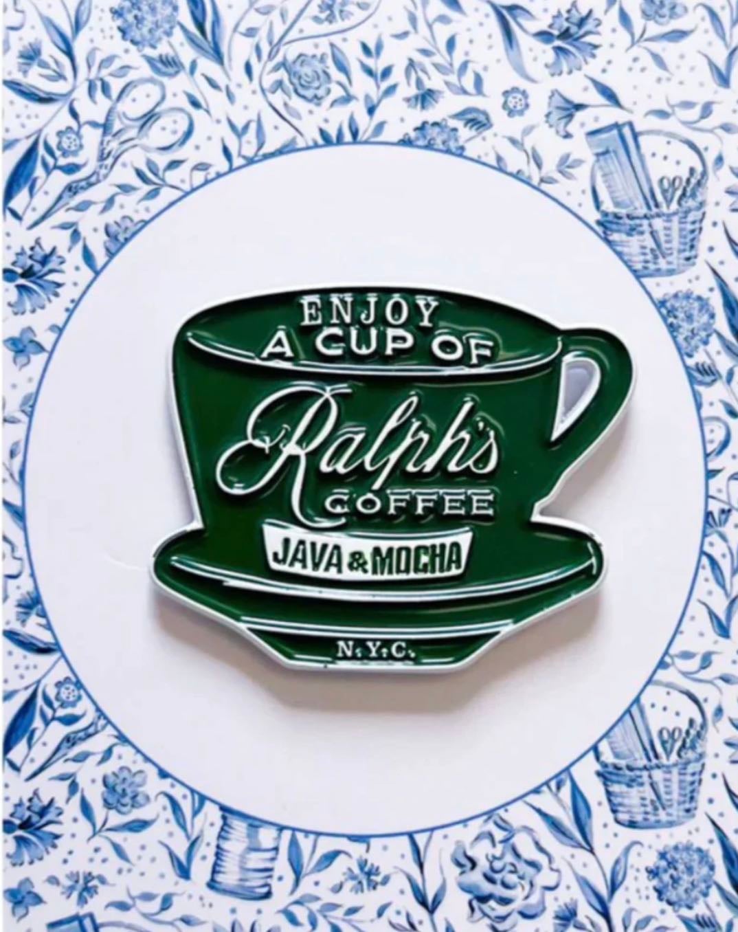 Canvas Queen Needlepoint - Ralph’s Coffee Cup Needle Minder