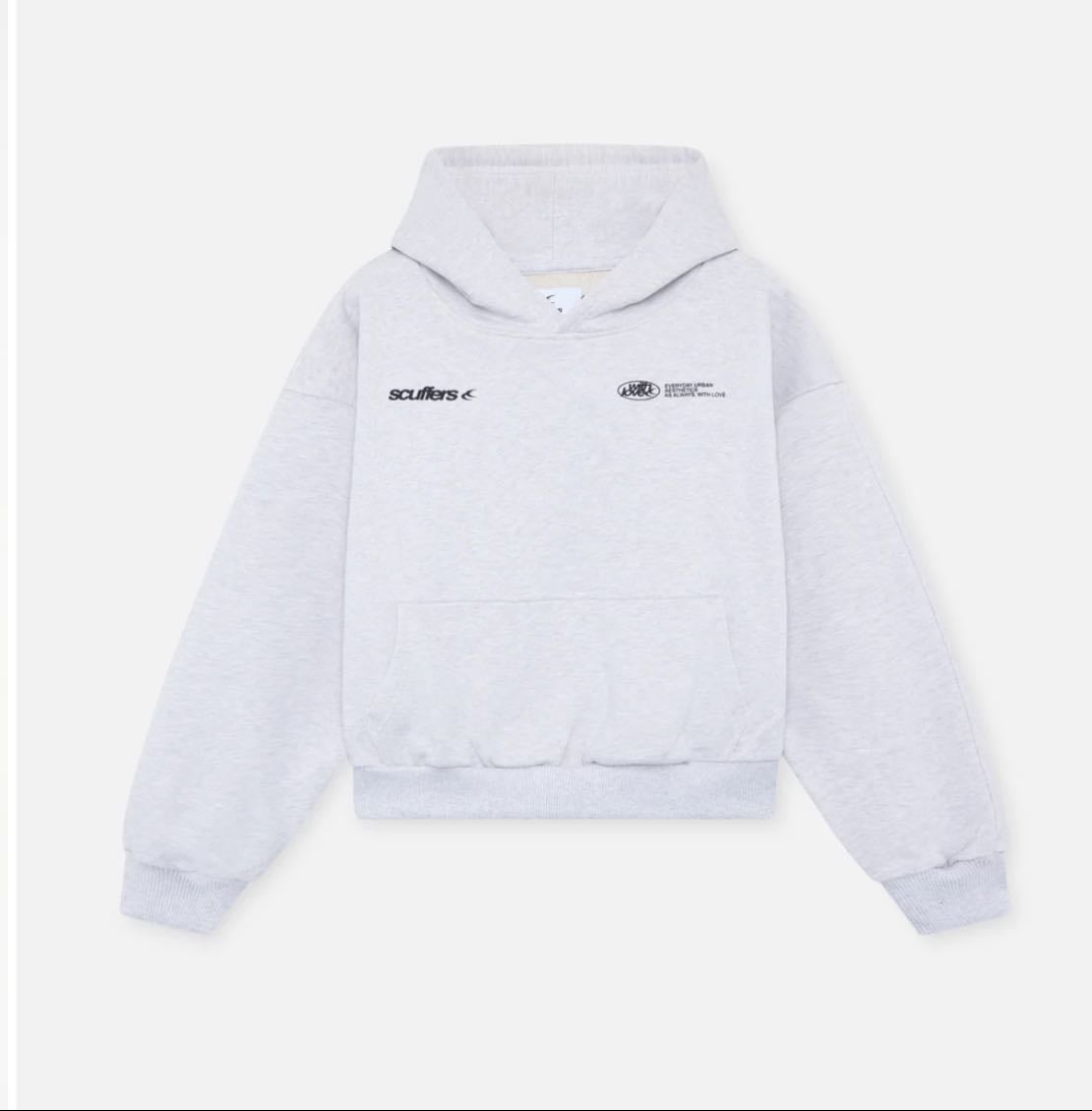 scuffers hoodie - hopefully grey but if not I would hope for black