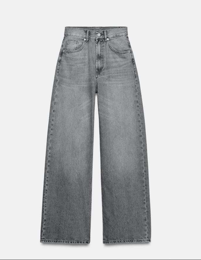 Zara Wide leg - TRF HIGH WAIST EXTRA WIDE LEG