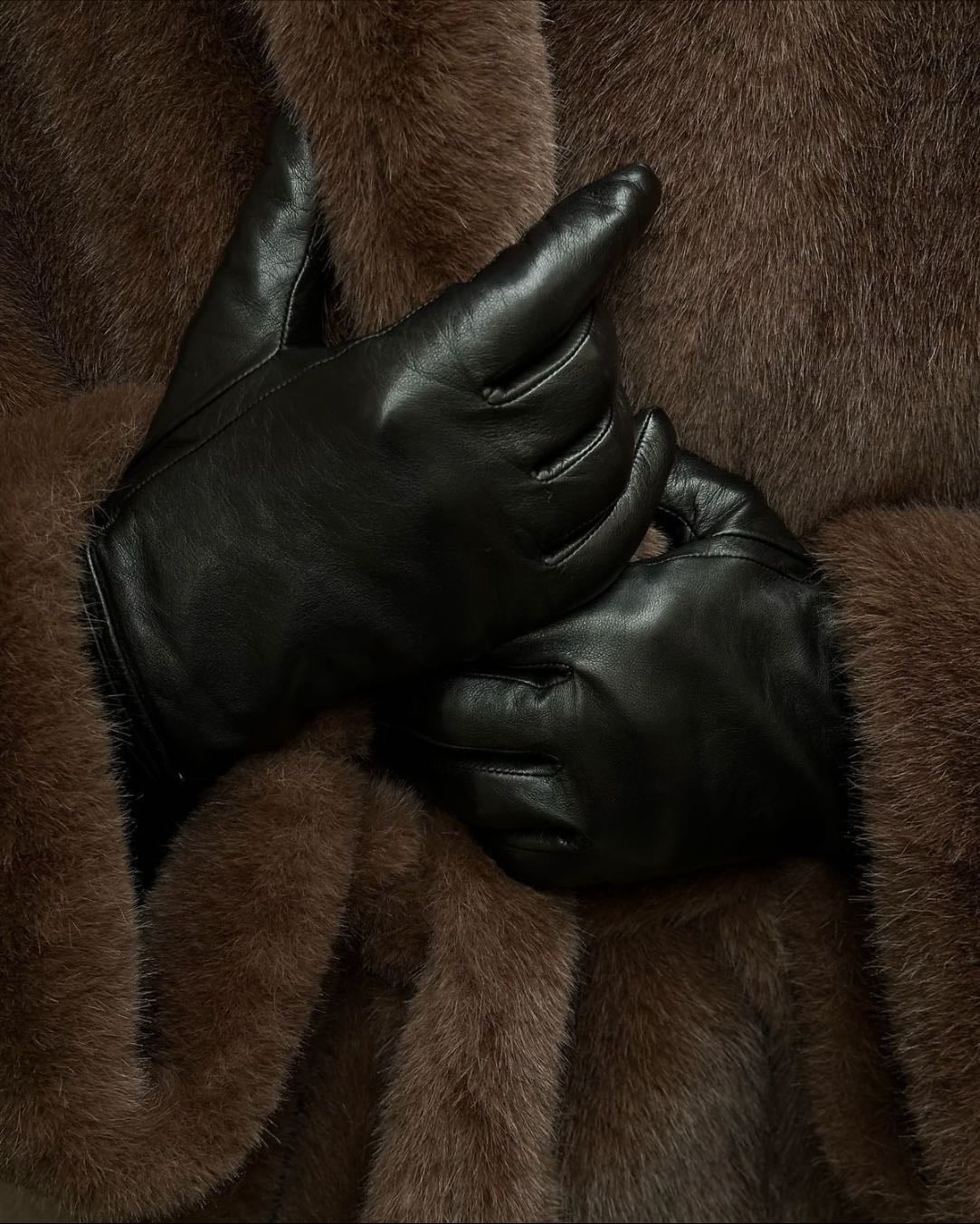 leather gloves