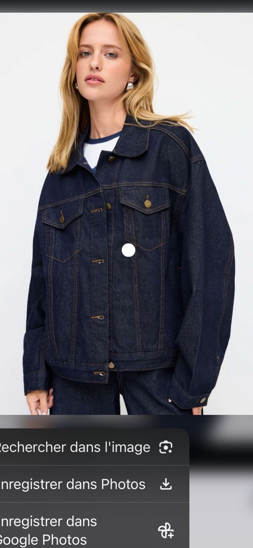 Veste bleu boyfriend - â 70⏠sur cider
