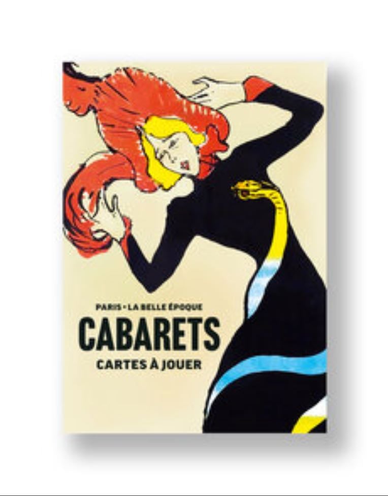 Parisian Cabaret Themed Playing Cards