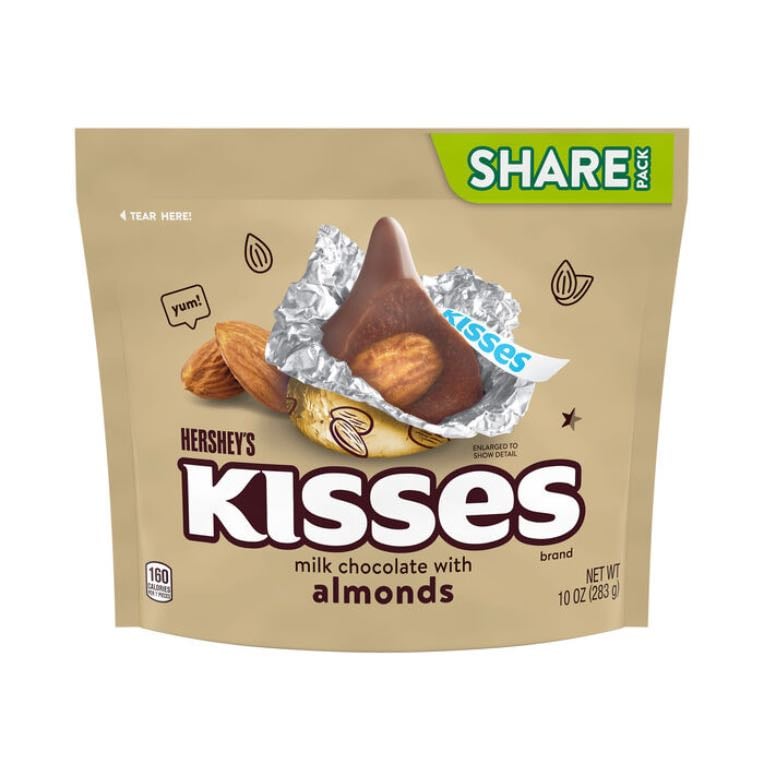 hershey kisses almonds