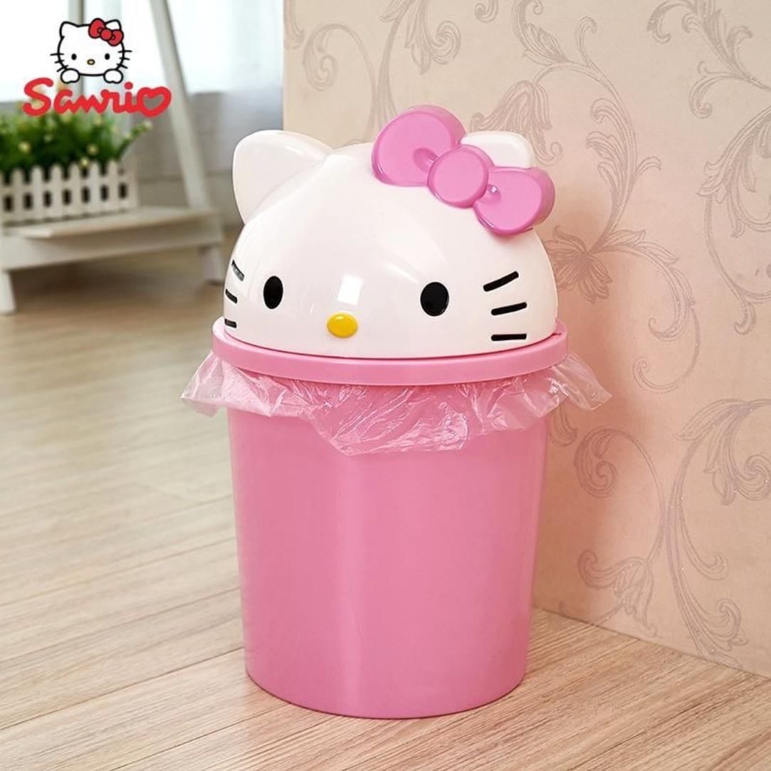 Hello Kitty trash can