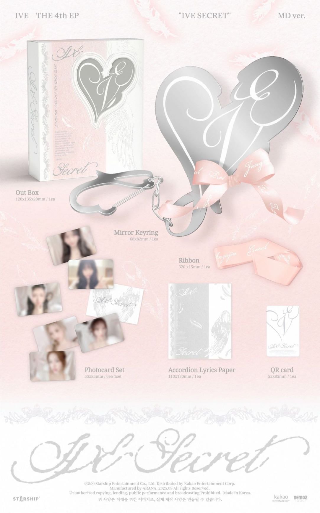 IVE Secret album MD ver.