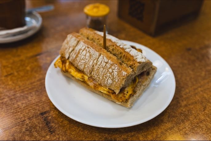 Bocadillo de tortilla