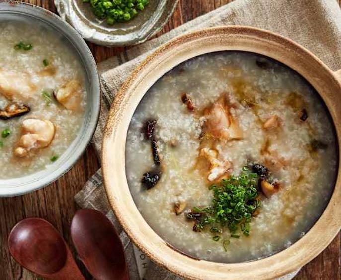 Zhōu/jook (鷄粥) - Congee