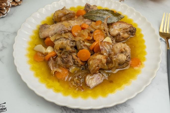 Conejo escabechado