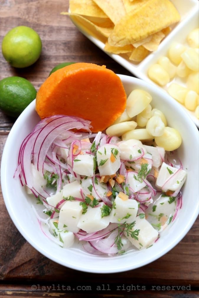 Peruvian ceviche