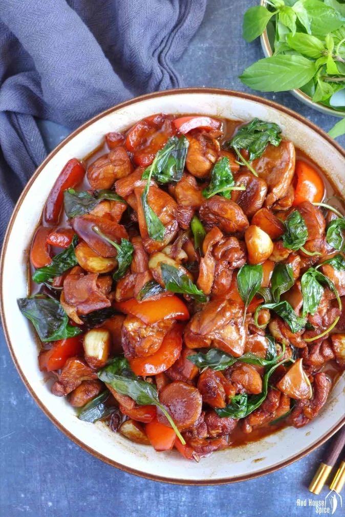 Sanbeiji - Three cup chicken