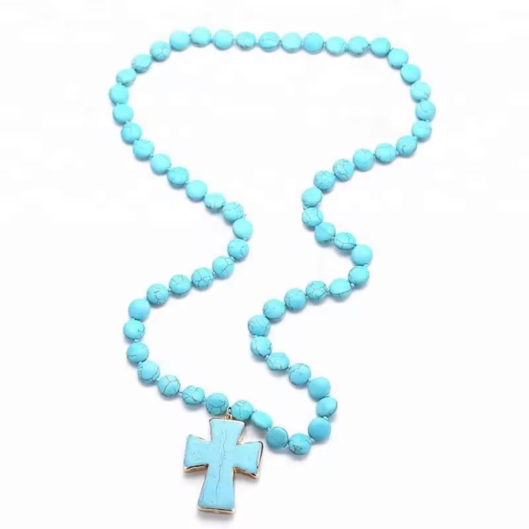 Chapelet turquoise