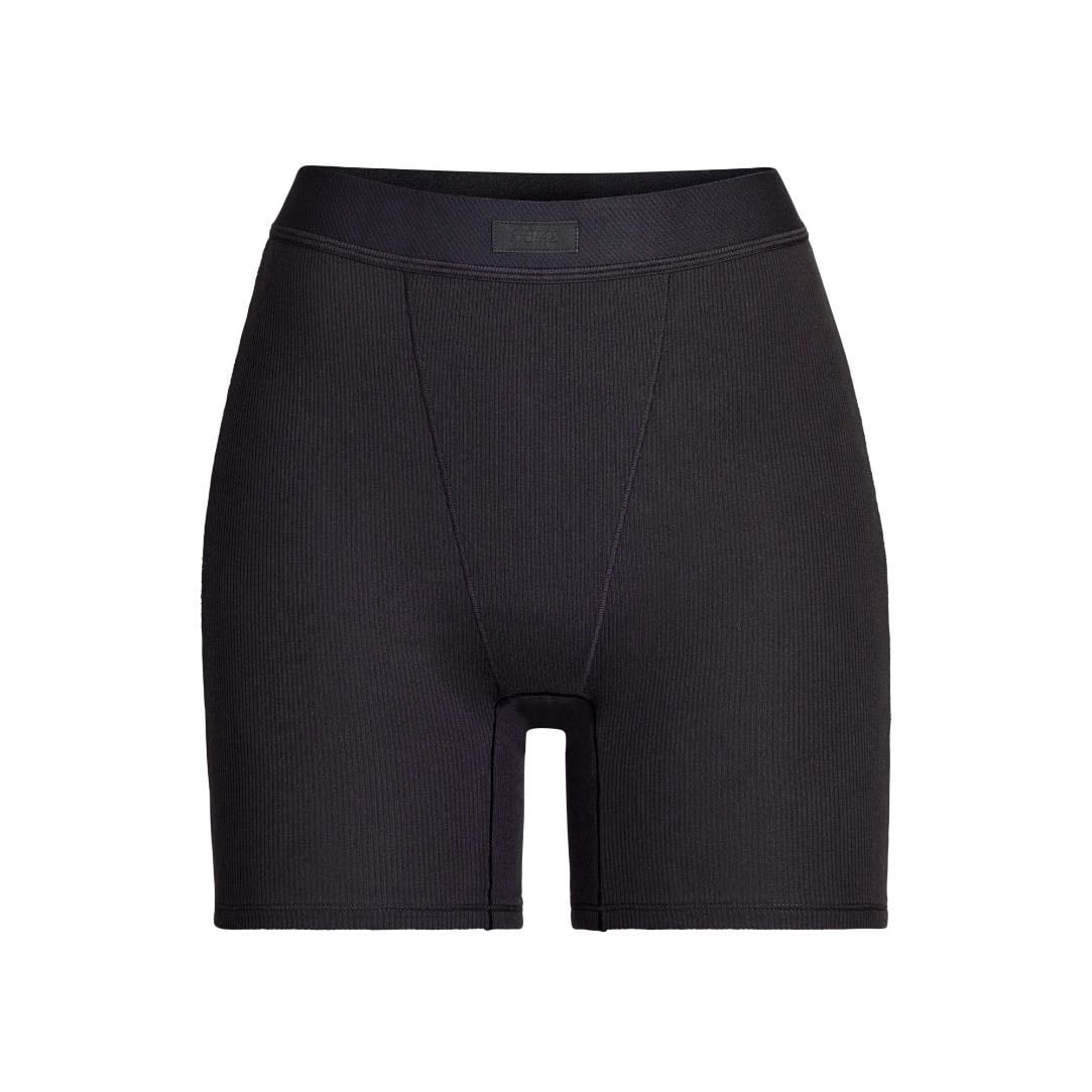 Black boxer cotton rib €46 - SKIMS