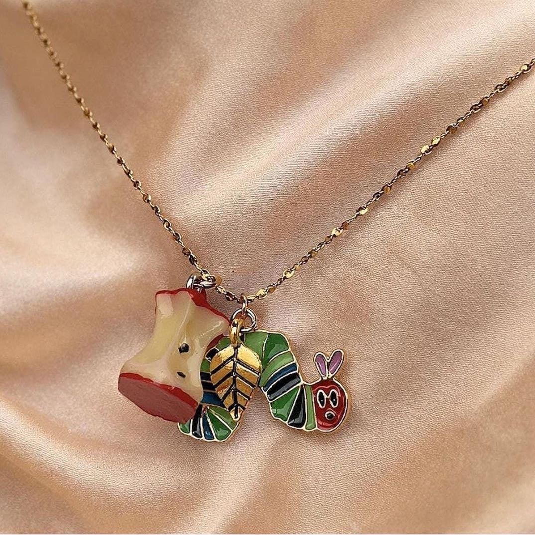 The Very Hungry Caterpillar necklace - $24.00 (prices vary)