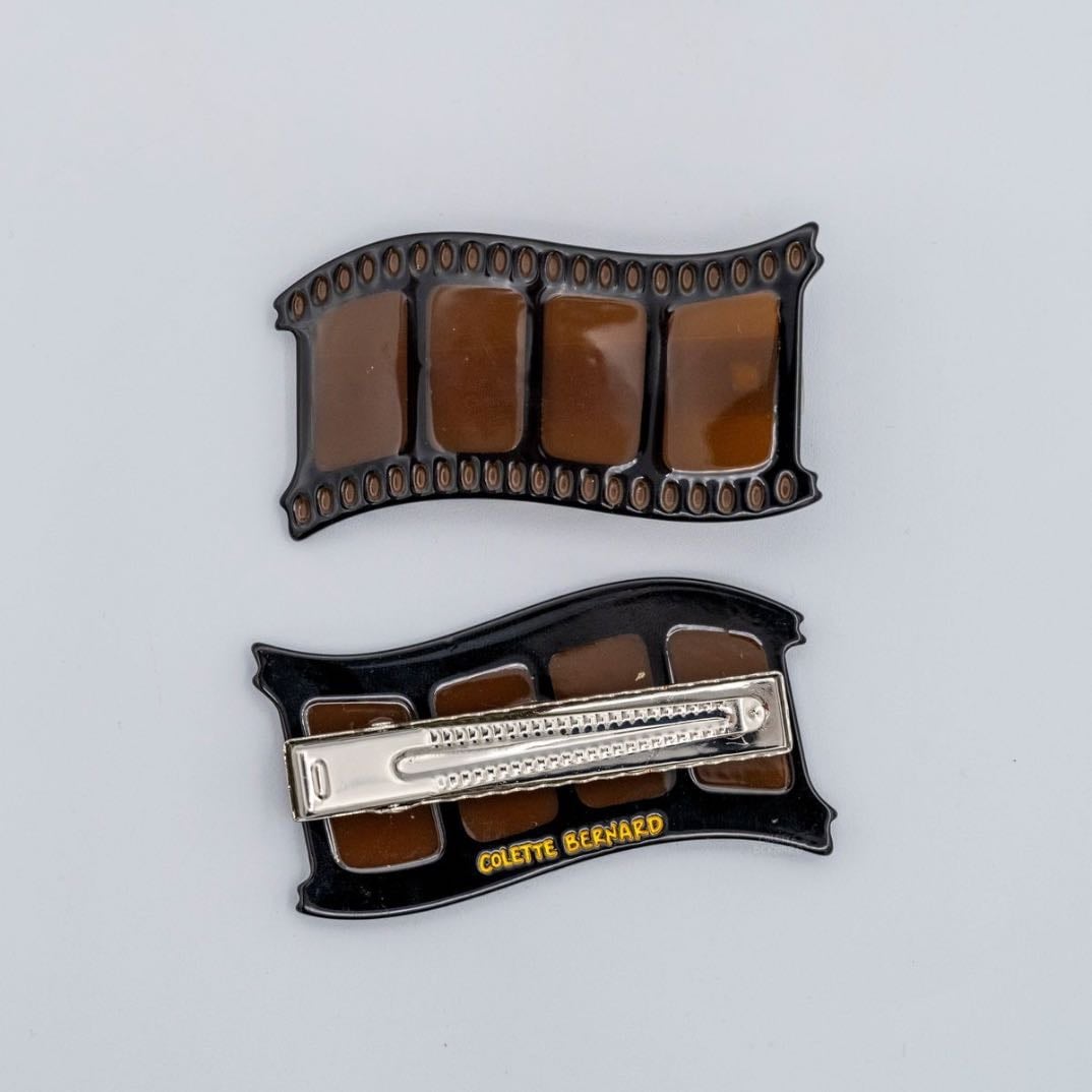 Film hair clip - $12.00