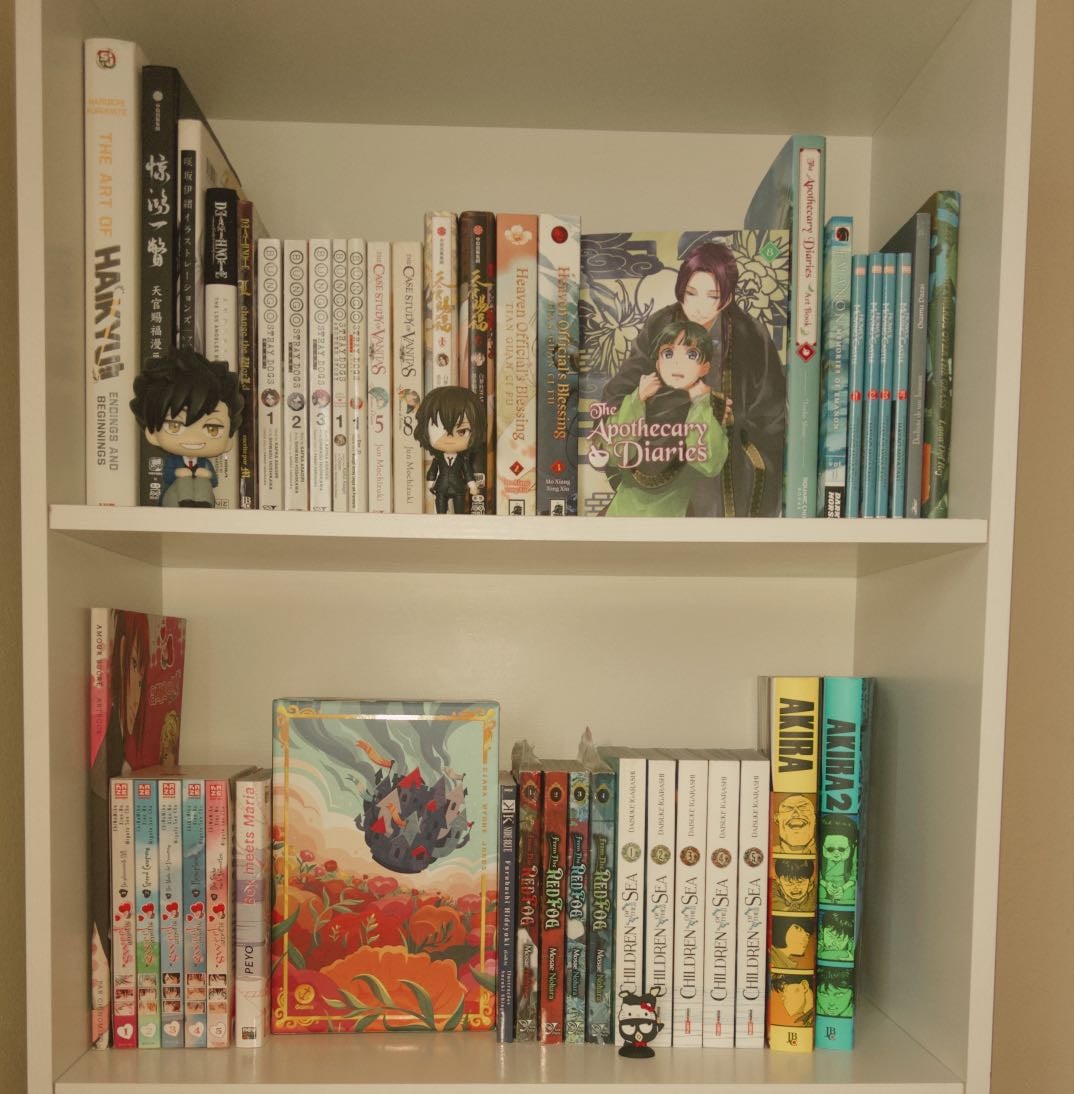 minha coleção de mangás <𝟑 .ᐟ
