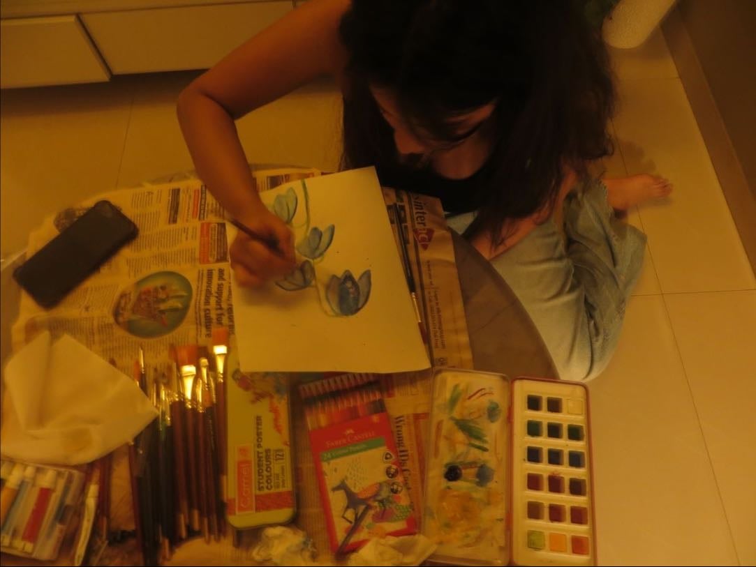 set a timer and spend the whole time writing or creating art - 06/03