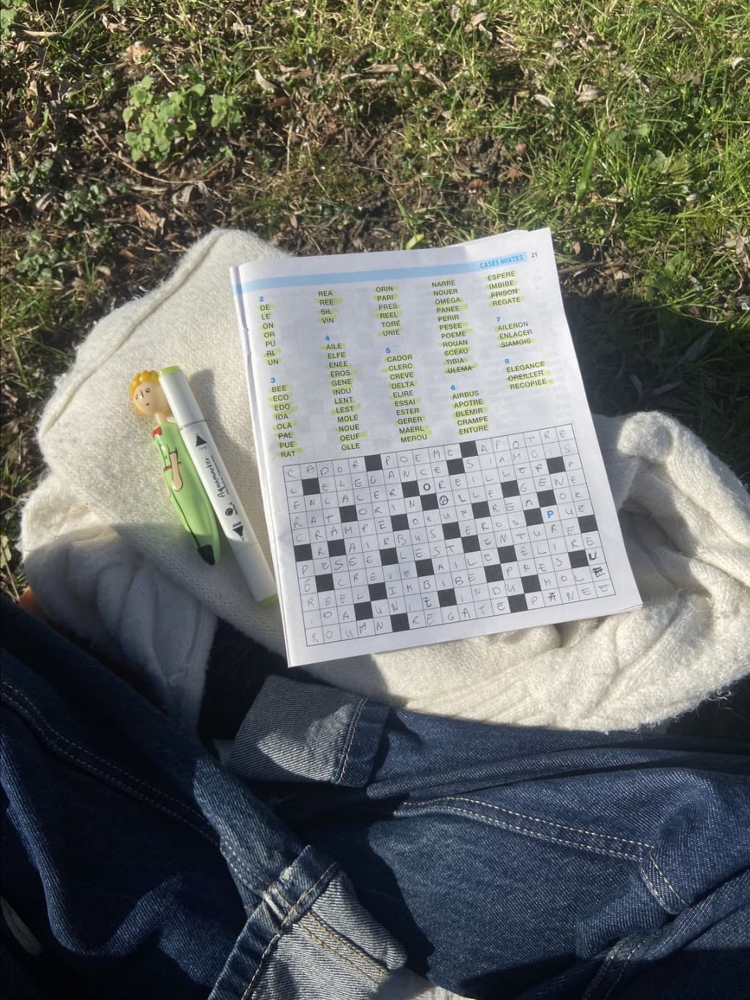 do some word puzzles - 02/19