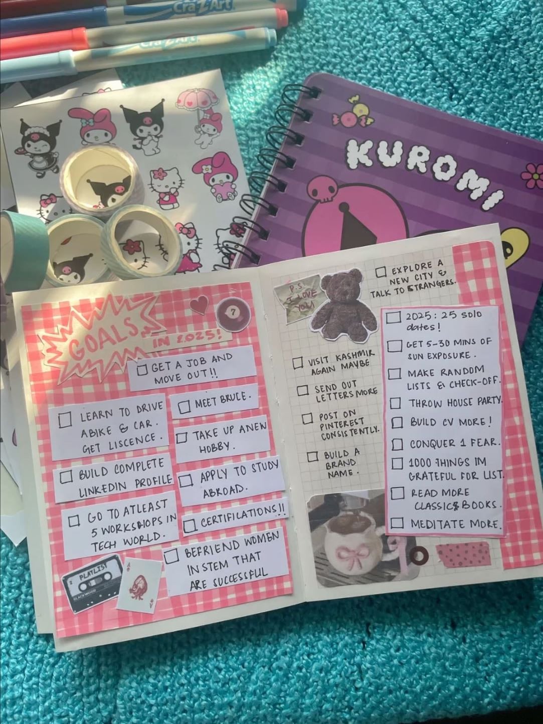 journal about this months goals - 02/01
