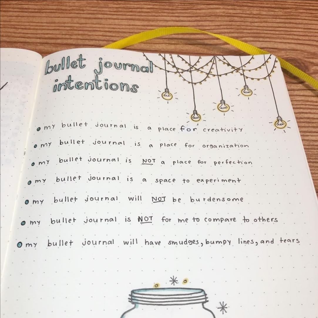 journal about your intentions for the month - 03/01
